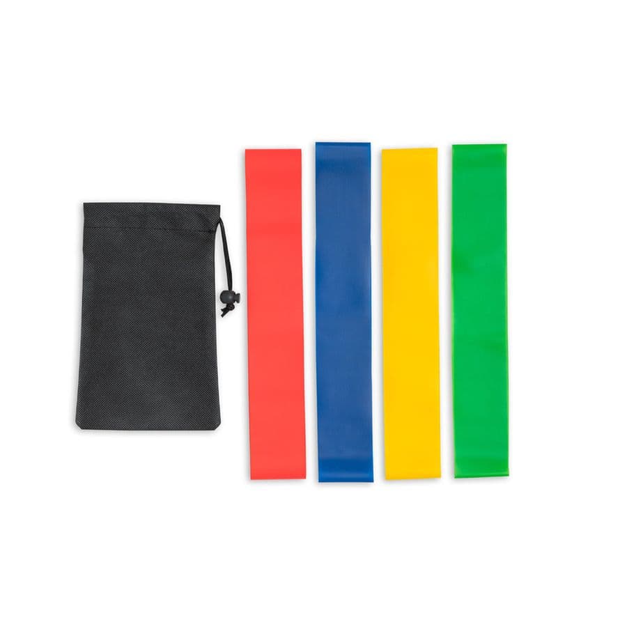 BURPEE. Set med elastiska band med non-woven påse