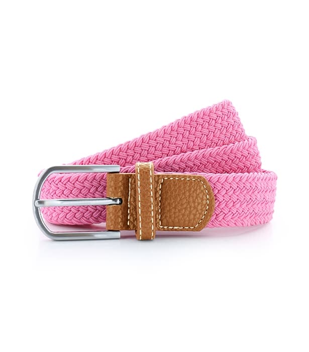 Braid stretch belt