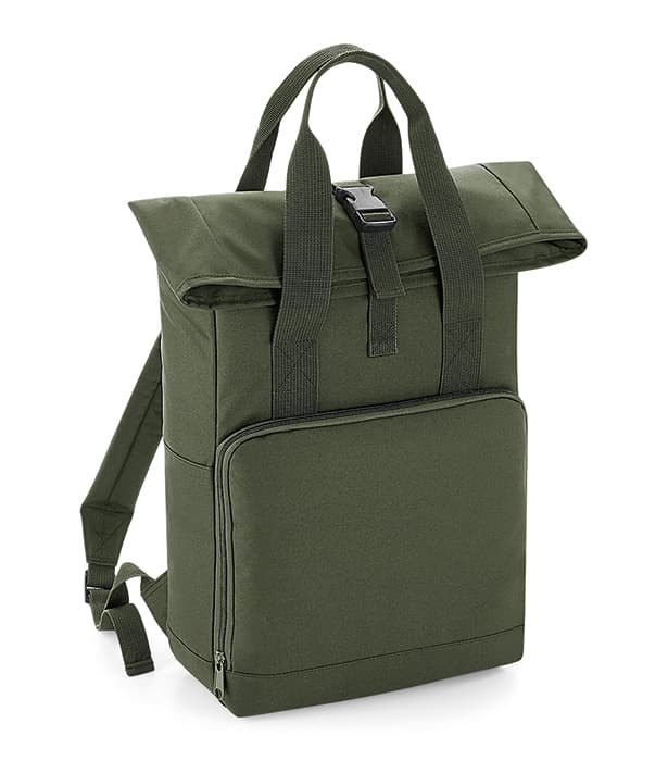Recycled Twin Handle Roll-Top Backpack
