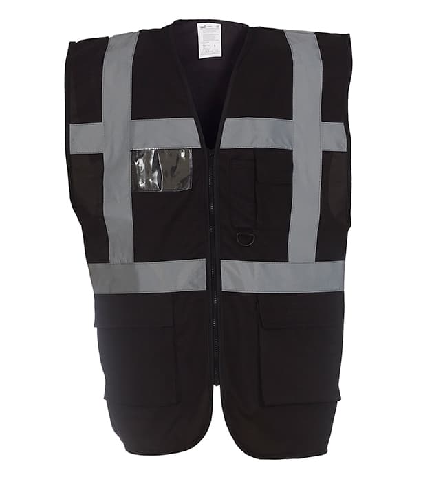 Multi-functional executive hi vis waistcoat
