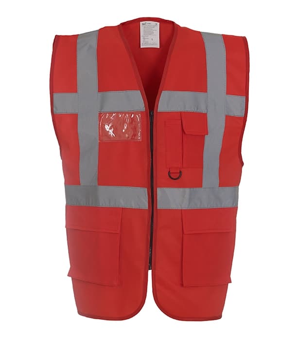 Multi-functional executive hi vis waistcoat