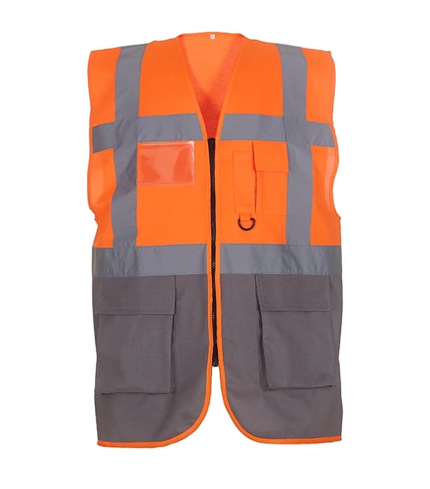 Multi-functional executive hi vis waistcoat