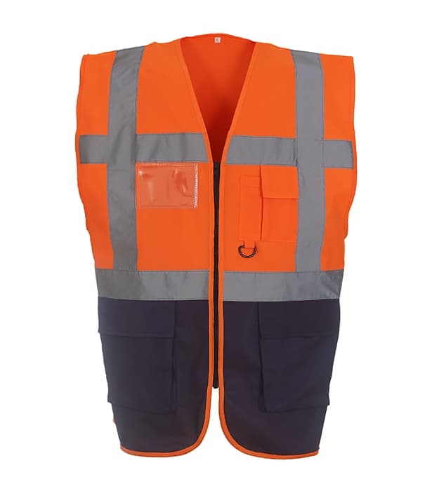 Multi-functional executive hi vis waistcoat