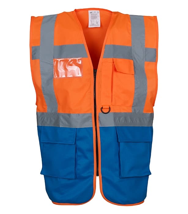 Multi-functional executive hi vis waistcoat