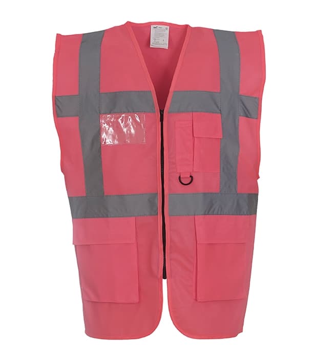 Multi-functional executive hi vis waistcoat