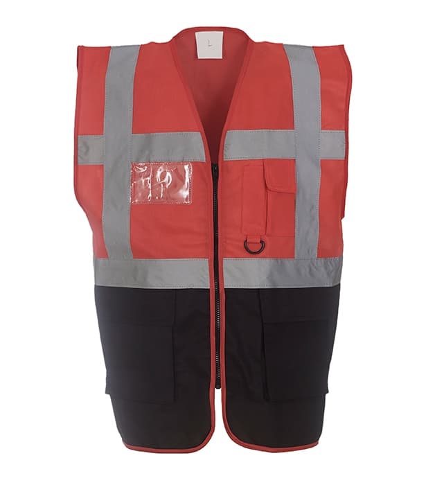 Multi-functional executive hi vis waistcoat
