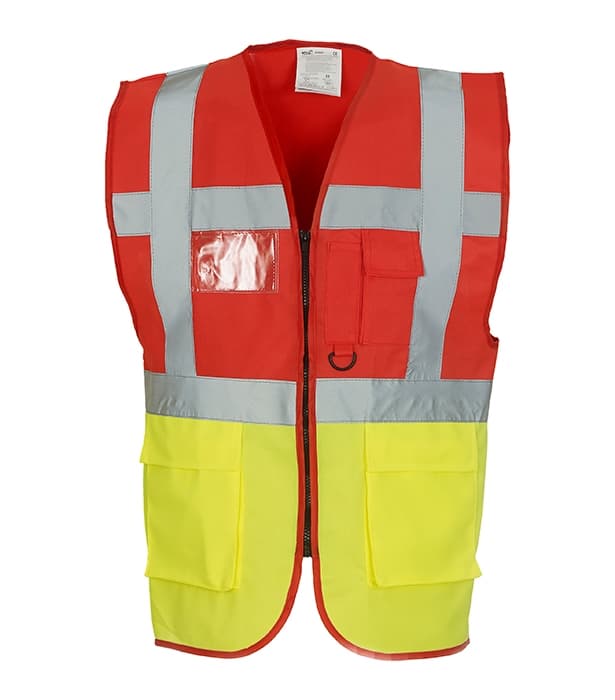 Multi-functional executive hi vis waistcoat
