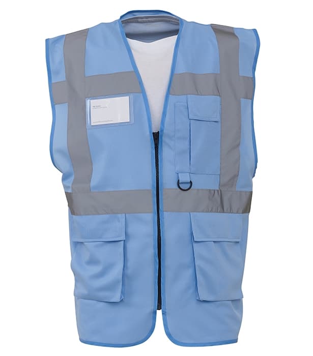 Multi-functional executive hi vis waistcoat
