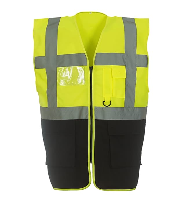 Multi-functional executive hi vis waistcoat