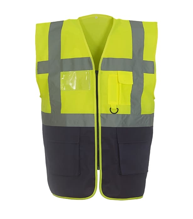 Multi-functional executive hi vis waistcoat