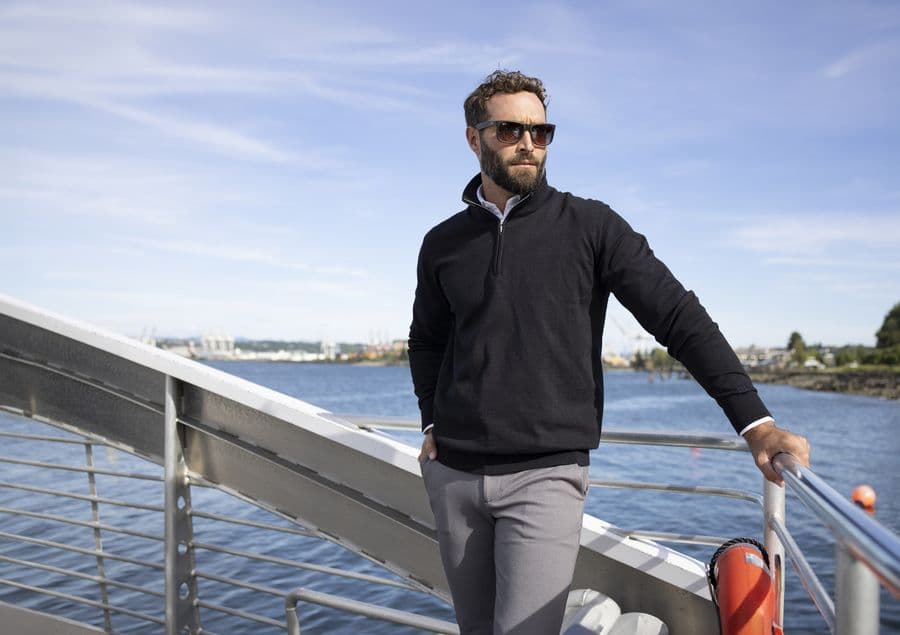 Oakville Half Zip Sweater Men