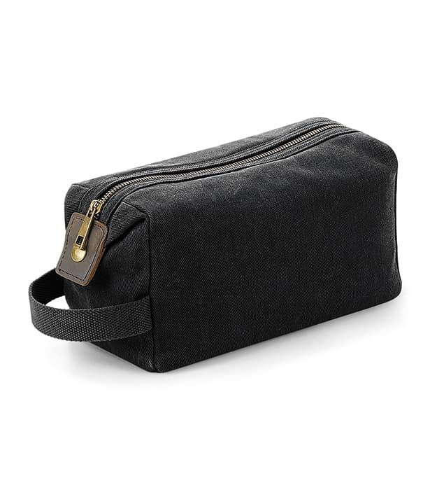 Heritage Waxed Canvas Wash Bag