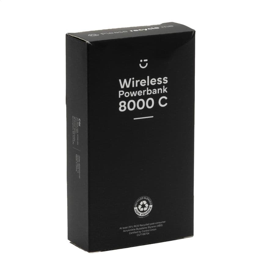 Wireless RCS r-ABS Powerbank 8000 wireless charger