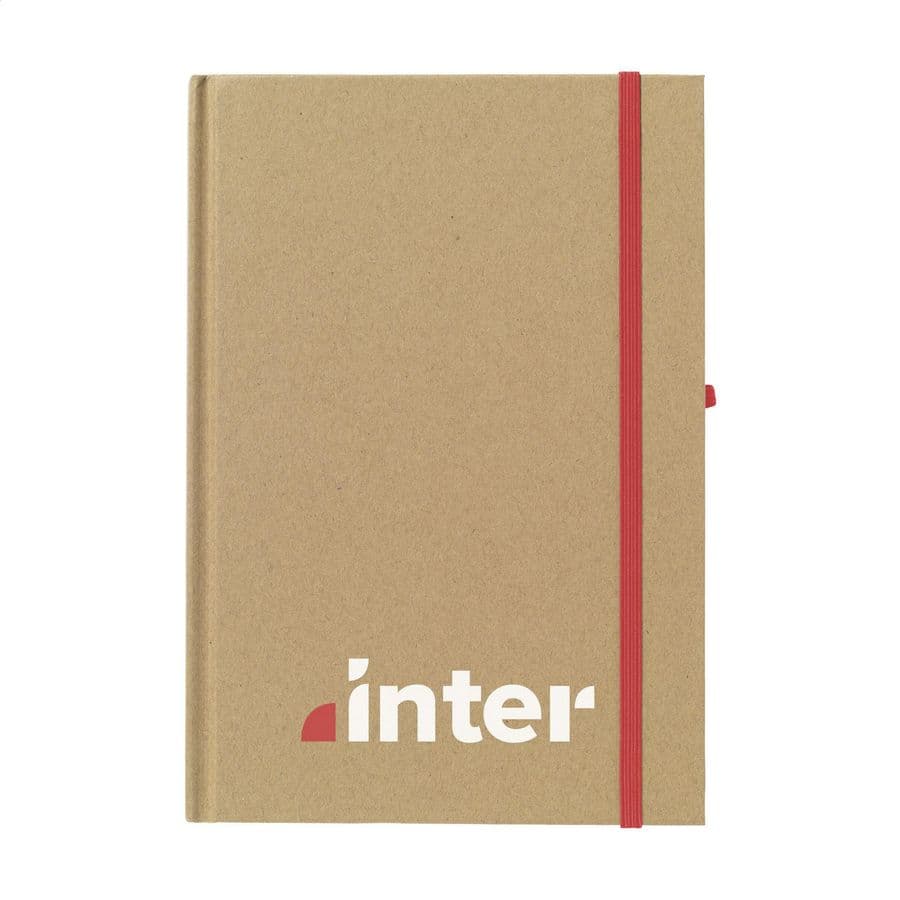 ECO Paper Notebook A5 notebook Röd