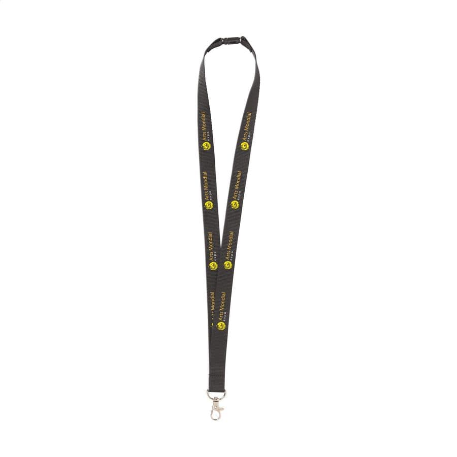 KeyCord Budget Safety 2 cm lanyard Svart