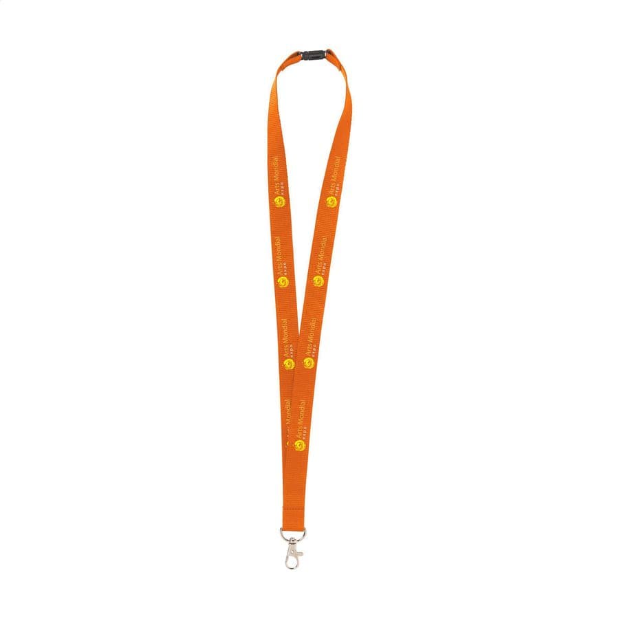 KeyCord Budget Safety 2 cm lanyard Orange