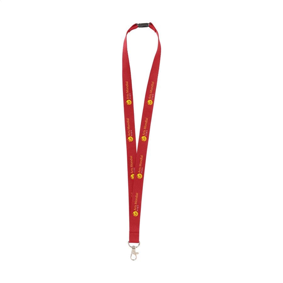 KeyCord Budget Safety 2 cm lanyard Röd