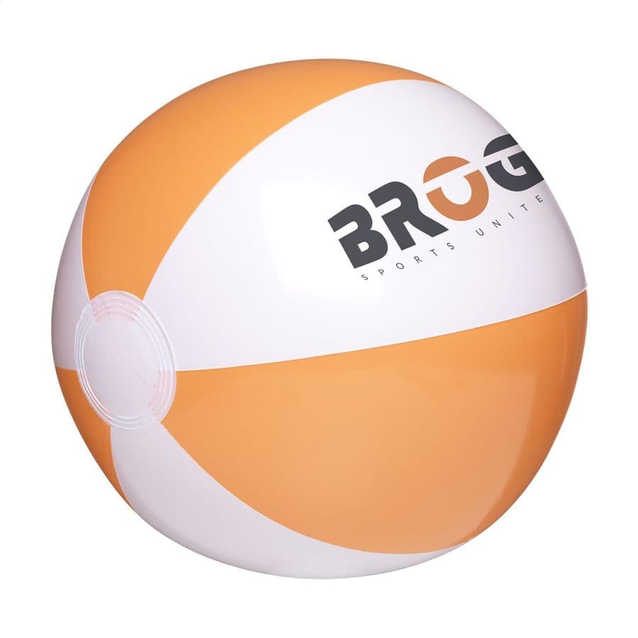BeachBall Ø 27 cm Vit/orange
