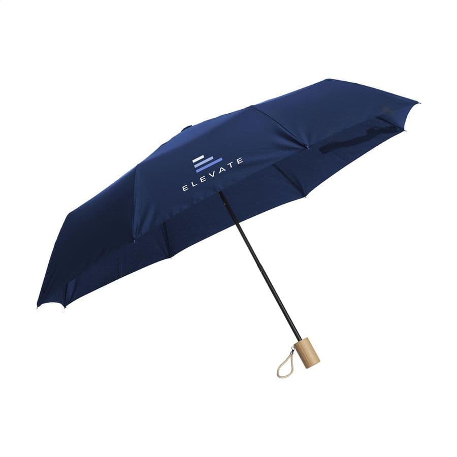 Mini Umbrella RCS RPET foldable umbrella 21 inch Mörkblå