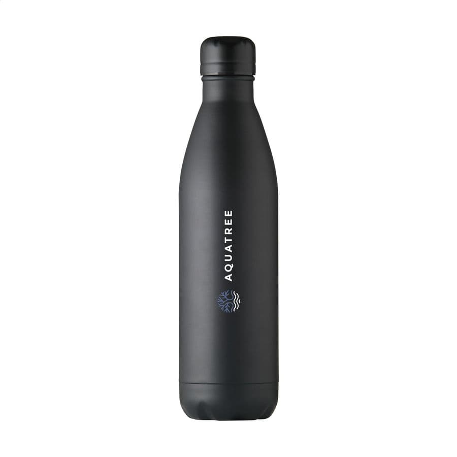 Topflask RCS Recycled Steel 750 ml drinking bottle Svart