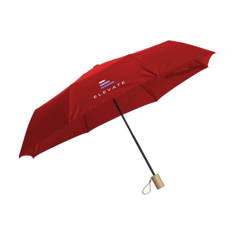 Mini Umbrella RCS RPET foldable umbrella 21 inch Röd