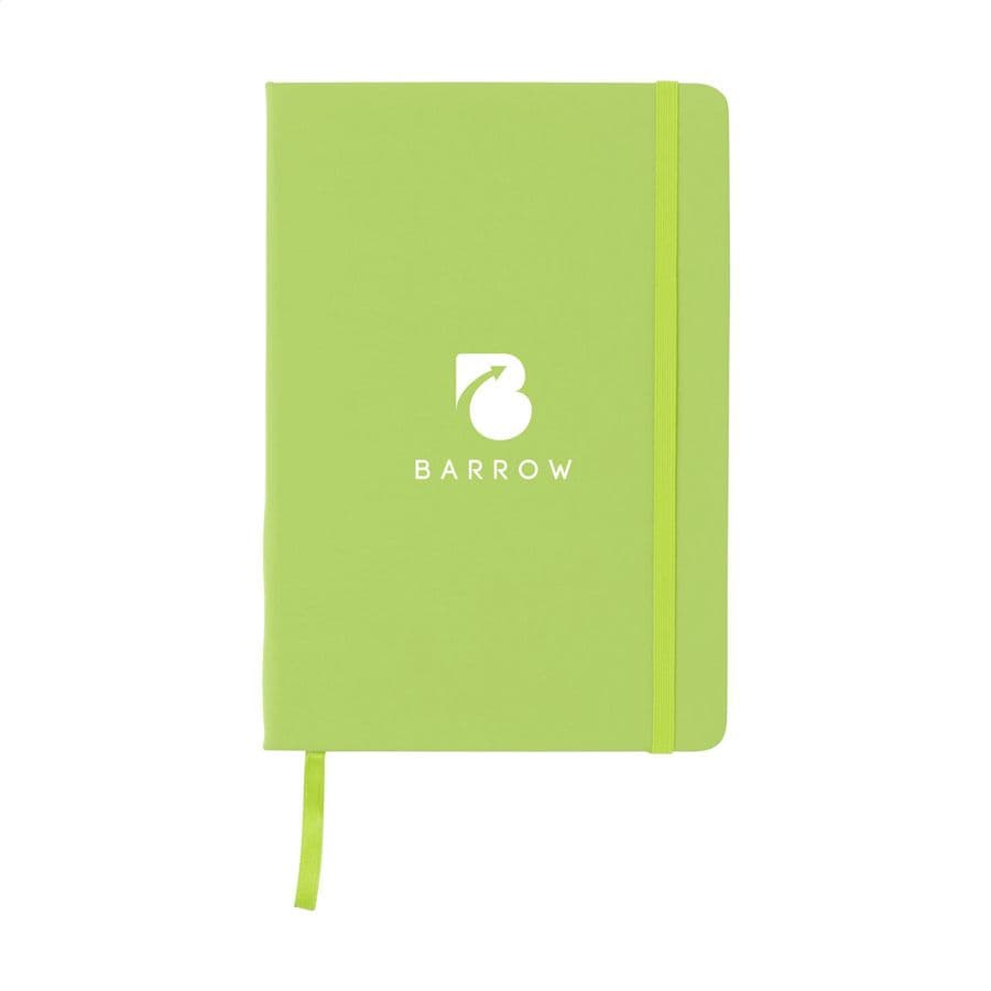 BudgetNote A5 Lines Paper Notebook Lime