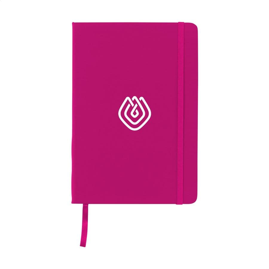 BudgetNote A5 Lines Paper Notebook Magenta