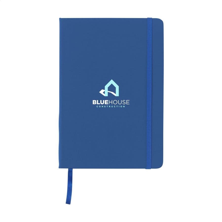 BudgetNote A5 Lines Paper Notebook Kungligt blått