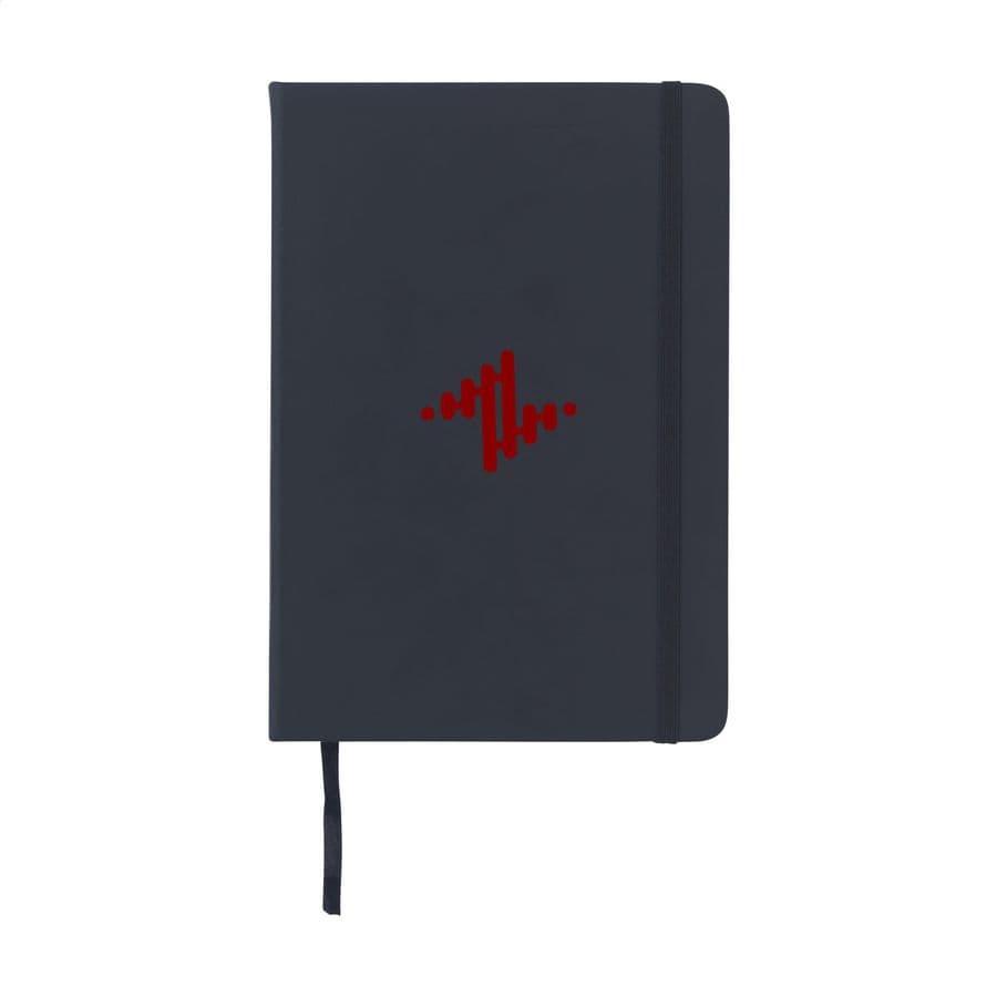 BudgetNote A5 Blanc Paper notebook Svart