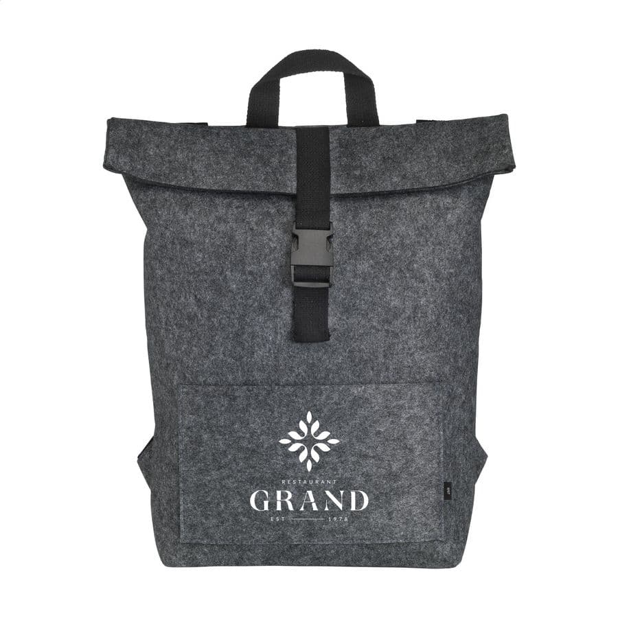 Nolan GRS RPET Felt backpack Mörkgrå