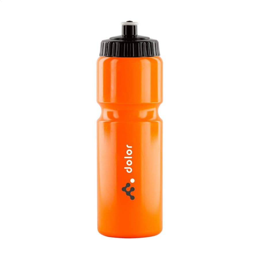 Sugarcane Bio Bidon 750 ml drinking bottle Orange/svart