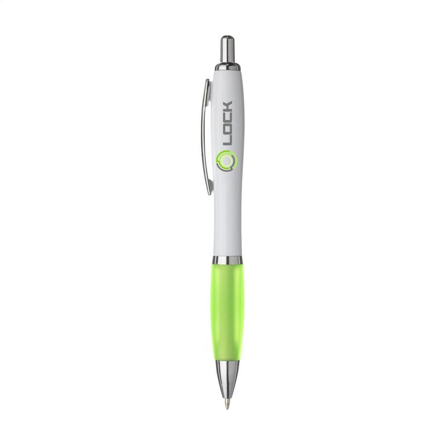Athos White pen Lime