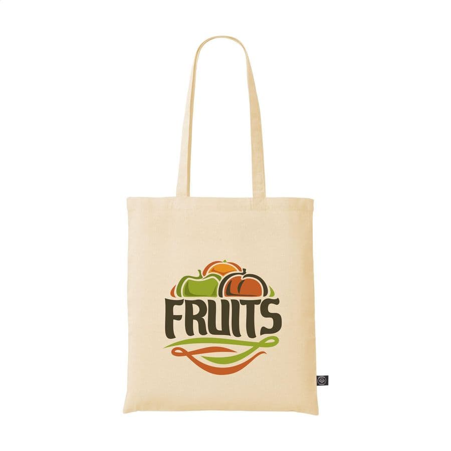 GRS Recycled Cotton Shopper (180 g/m²) bag Beige