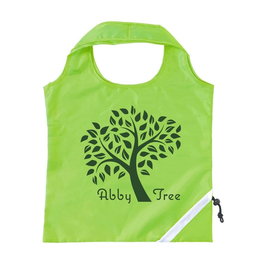 Strawberry foldable bag Lime