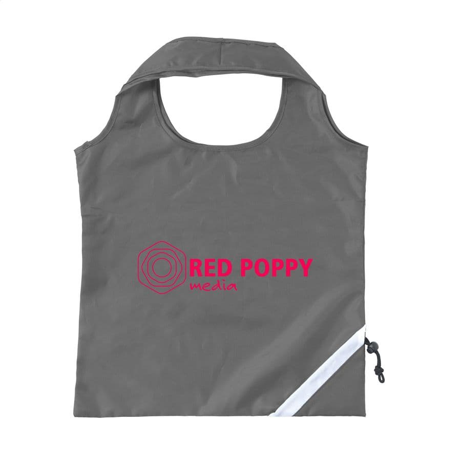 Strawberry foldable bag Mörkgrå