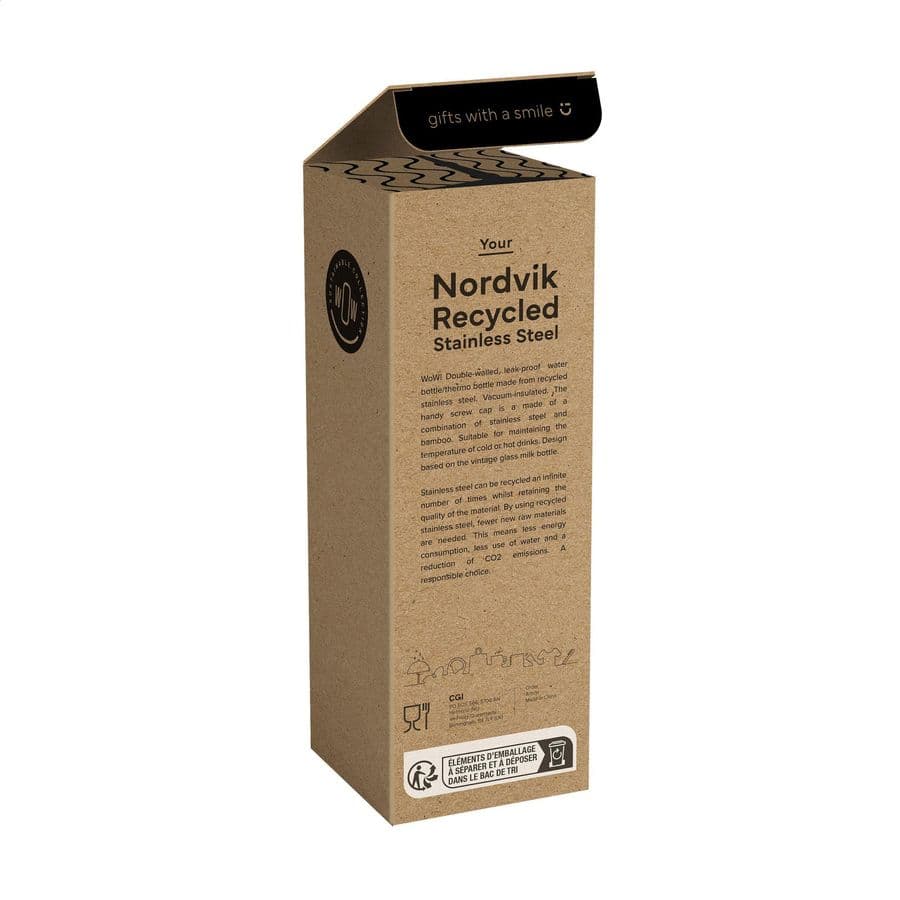 Nordvik RCS Recycled Steel 500 ml drinking bottle