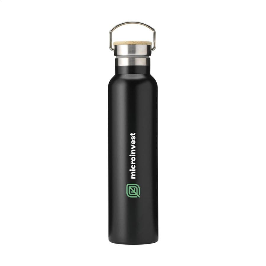 Nordvik RCS Recycled Steel 750 ml drinking bottle Svart