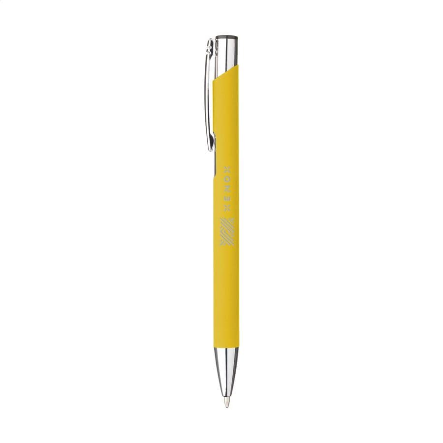 Ebony Soft Touch pen Gul