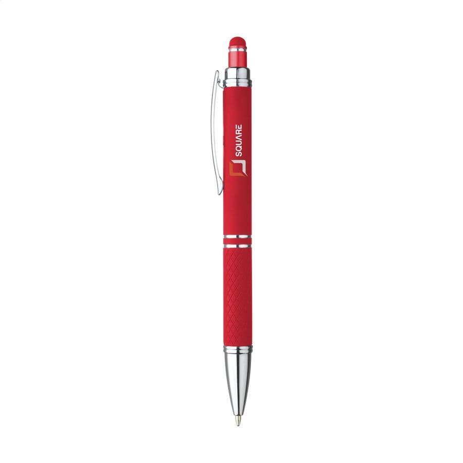 Luna Soft Touch pen Röd
