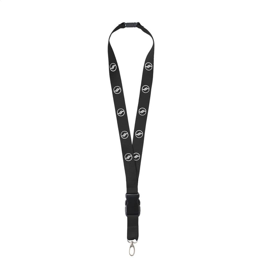 KeyCordSafety 2.4 cm lanyard Svart