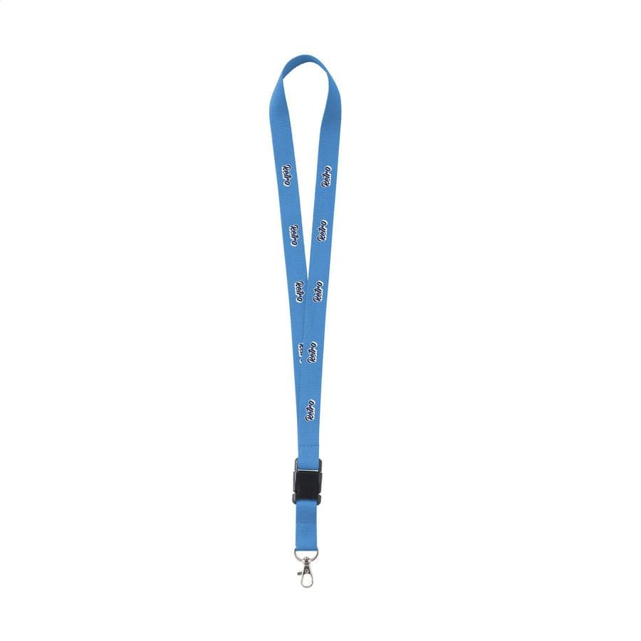 KeyCord 2 cm lanyard Ljusblå