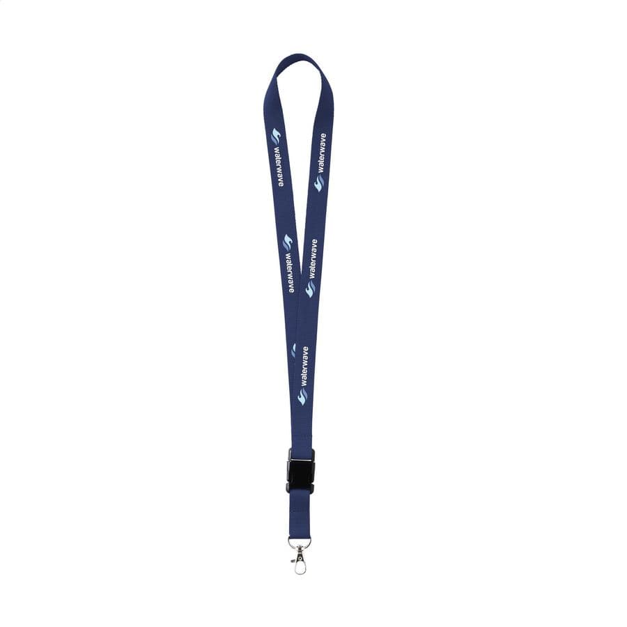 KeyCord 2 cm lanyard Mörkblå