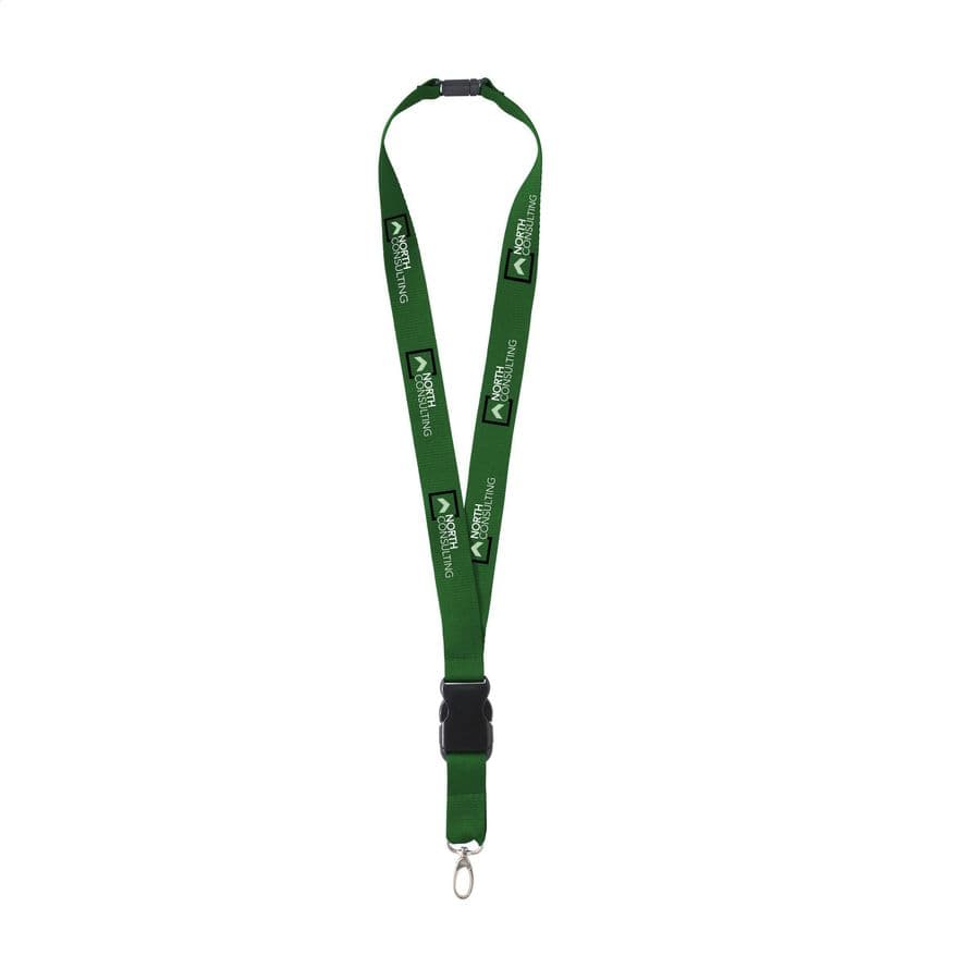KeyCordSafety 2.4 cm lanyard Grön