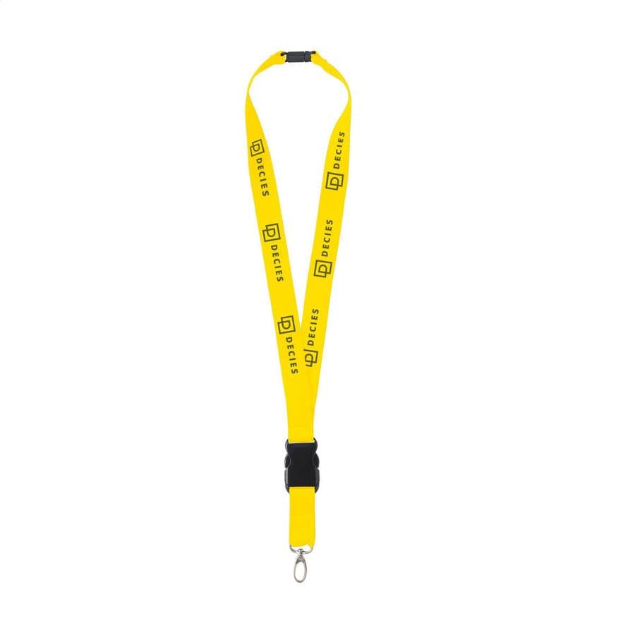 KeyCordSafety 2.4 cm lanyard Gul