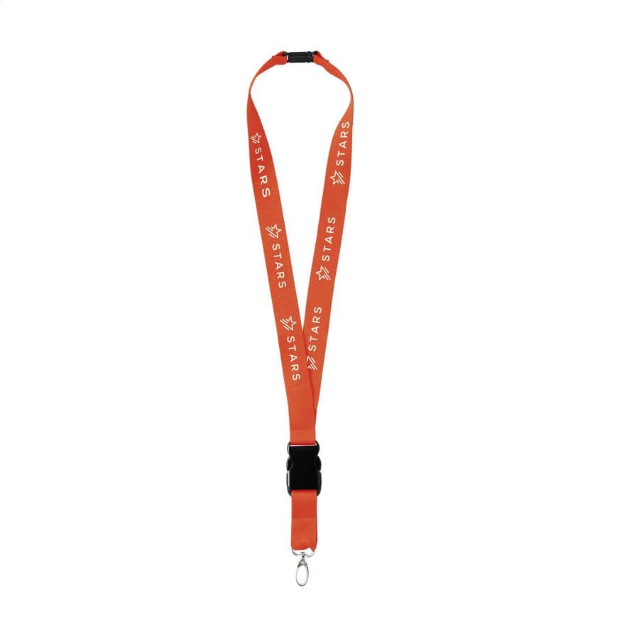 KeyCordSafety 2.4 cm lanyard Orange