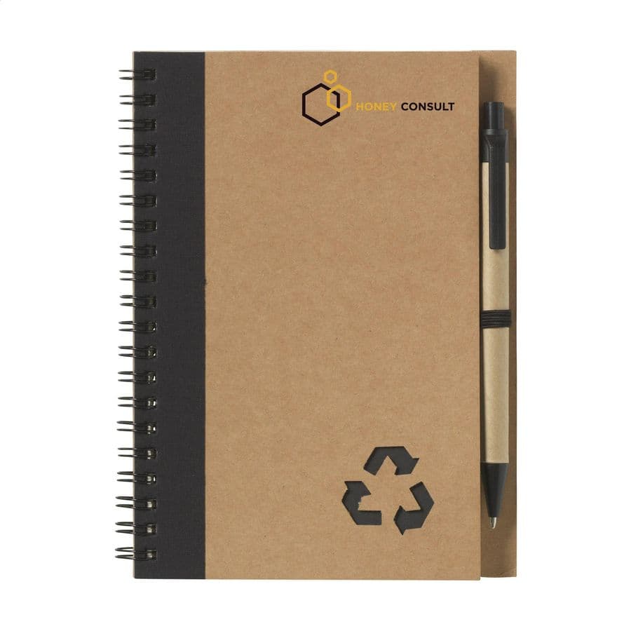 Recycle Note-L Paper notebook Svart