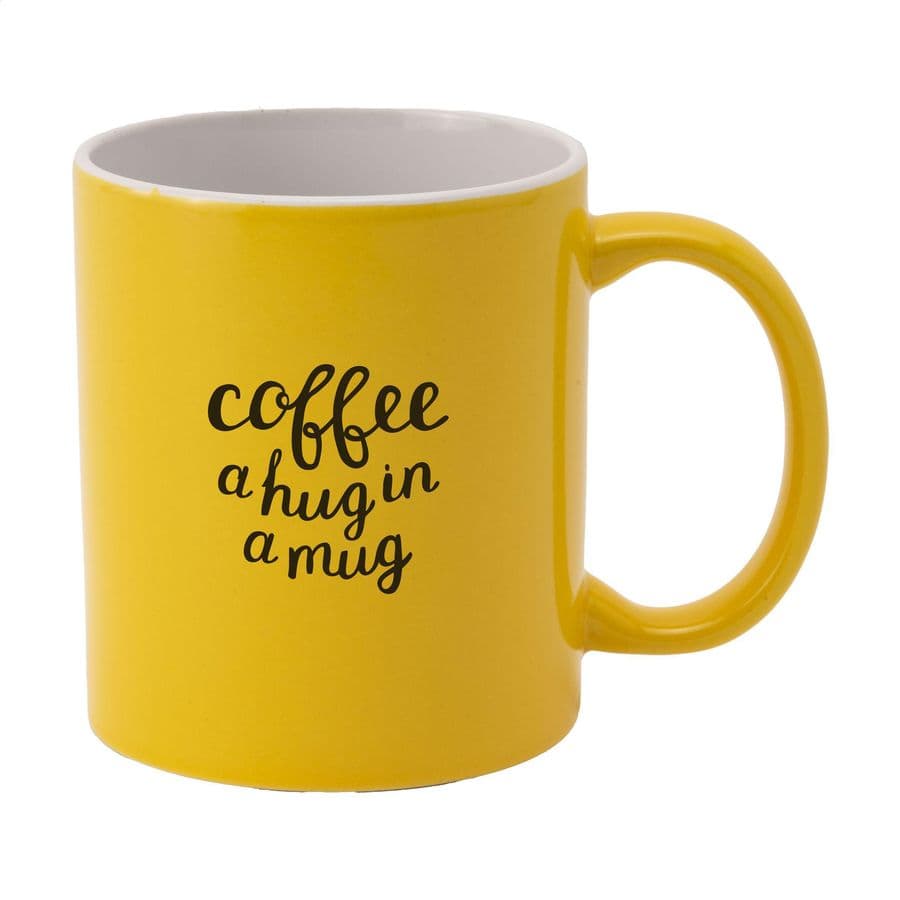 Kitty Mug Colour 350 ml Gul
