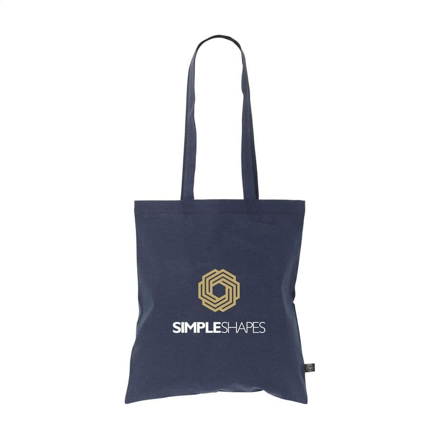 Shoppy Colour Bag GRS Recycled Cotton (150 g/m²) Marinblå