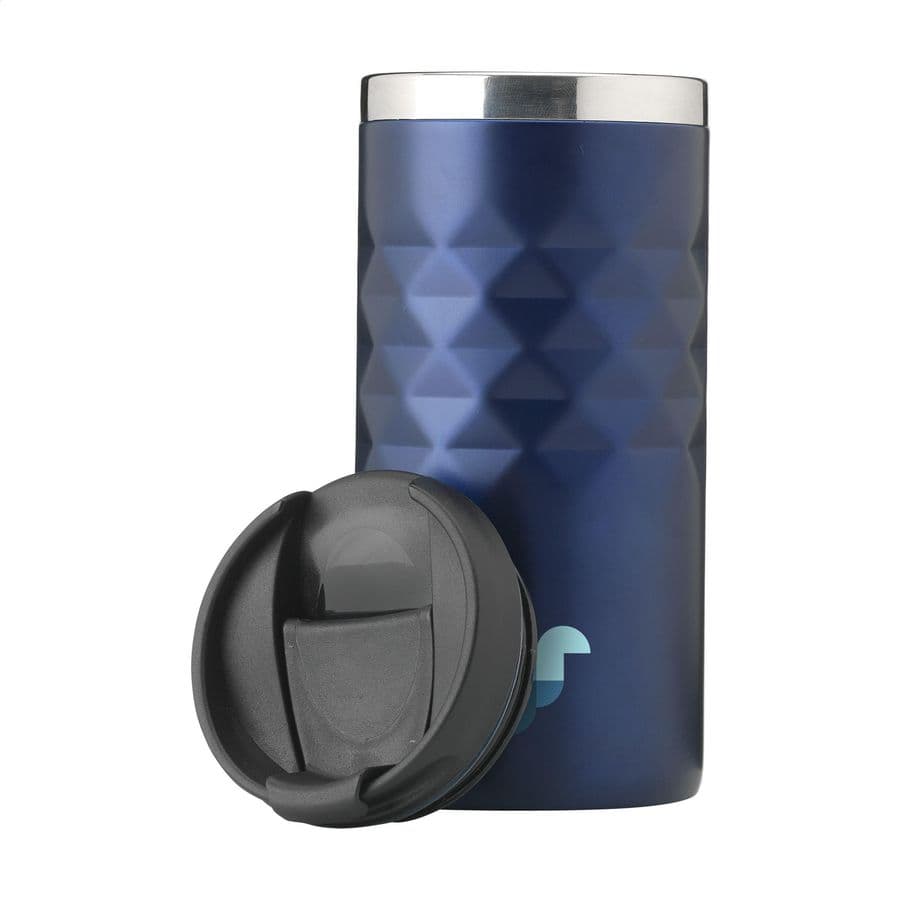 Geometric Mug RCS Recycled Steel 280 ml thermo cup