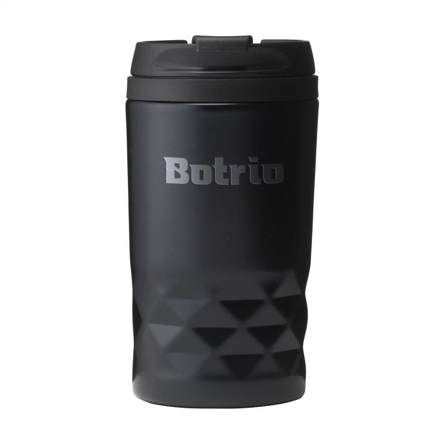 Graphic Mini Mug RCS Recycled Steel 250 ml thermo cup Svart